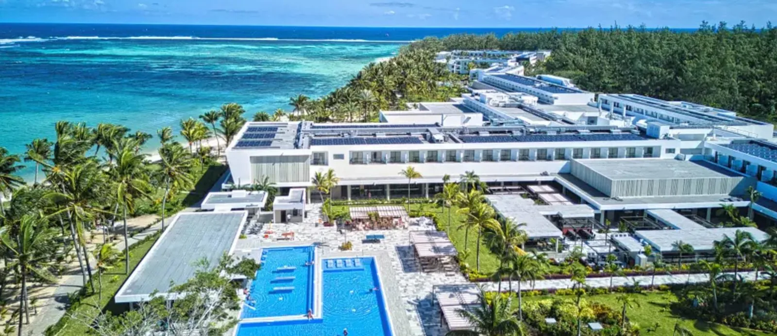 Das Riu Turquoise aus der Luft